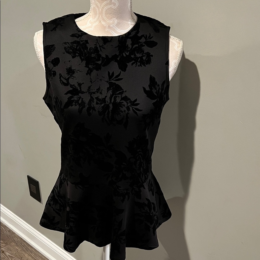 Bobeau Peplum Top
